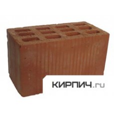 кирпич керамический строительный двойной щелевой рифленый М-150, 250х120х138